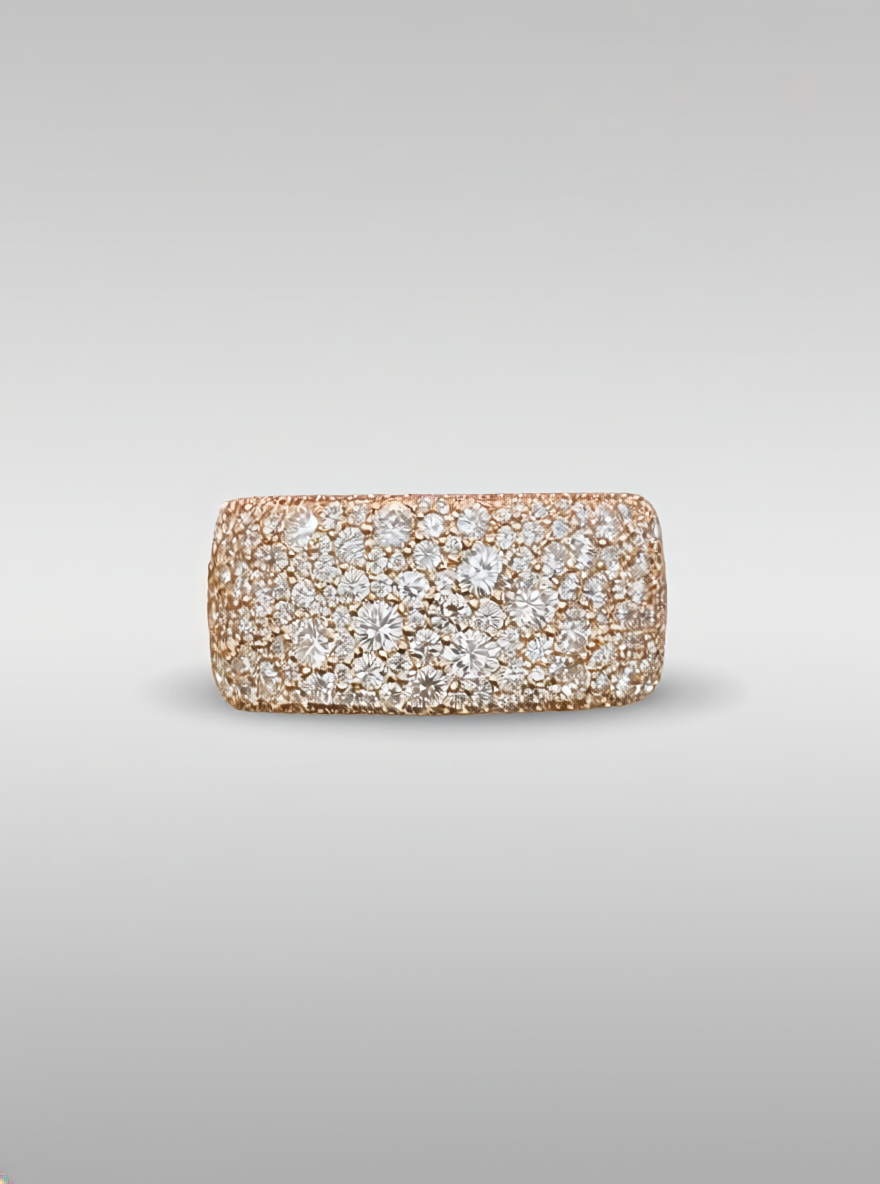 3.7 CTW Diamond Ring – 10K Gold