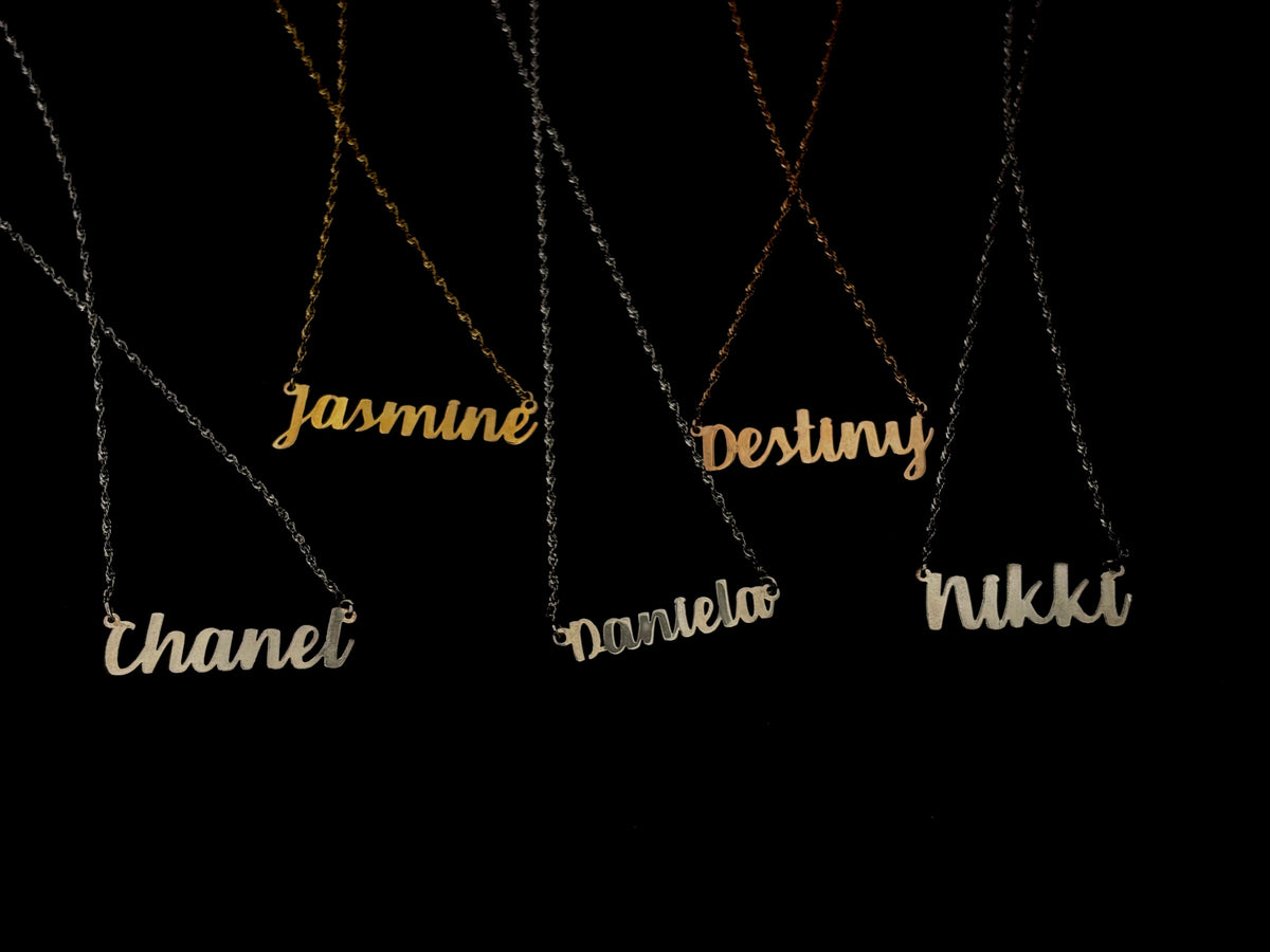 Custom Nameplate & Chain Set