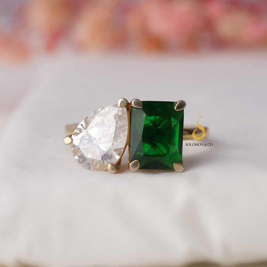 Toi Et Moi Engagement Ring First