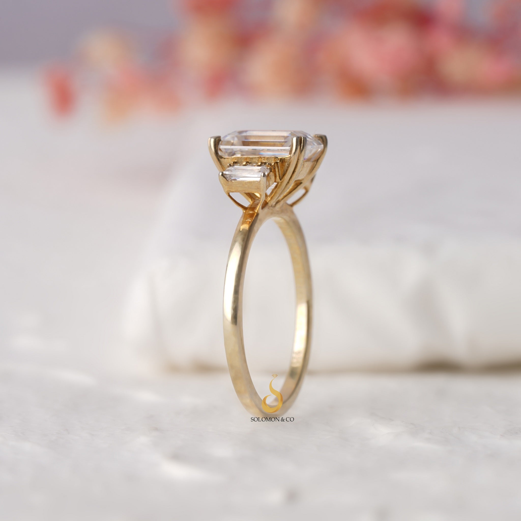 Classic Emerald Cut Engagement Ring