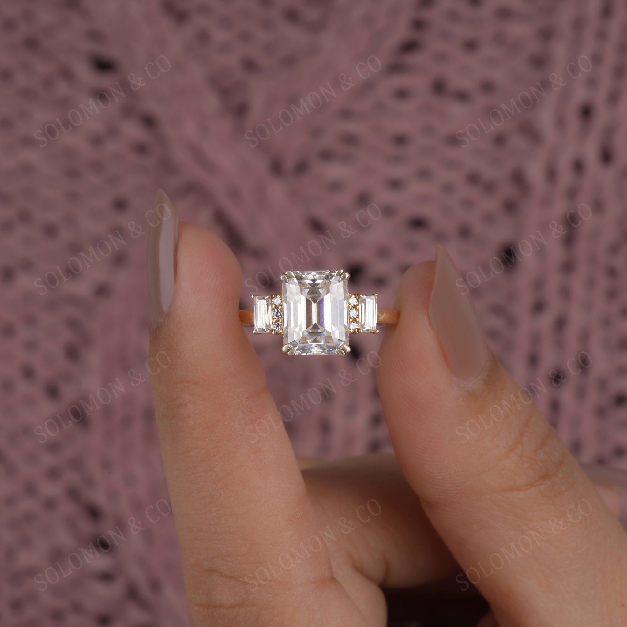 Classic Emerald Cut Engagement Ring