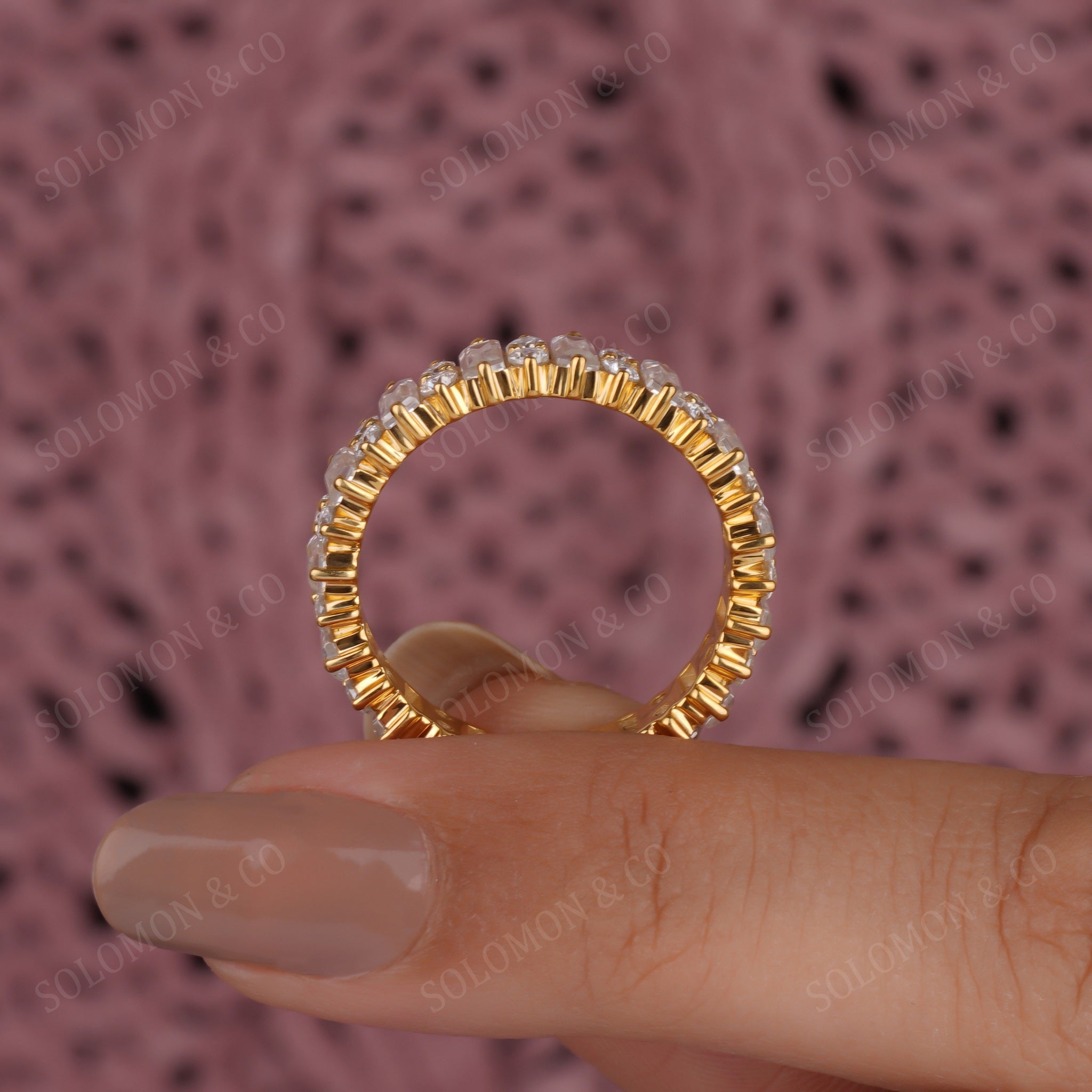 Vintage Full Eternity Wedding Ring