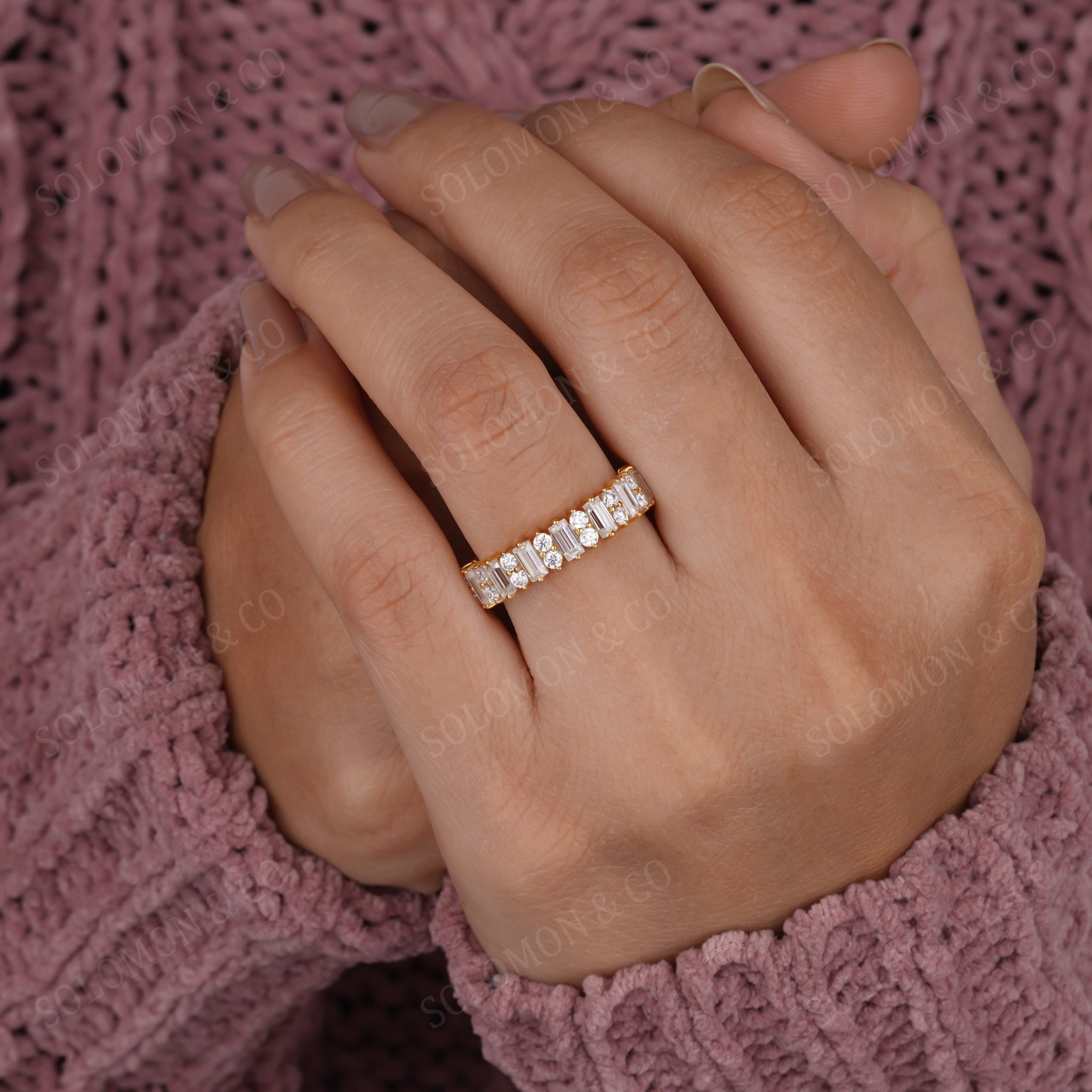 Vintage Full Eternity Wedding Ring