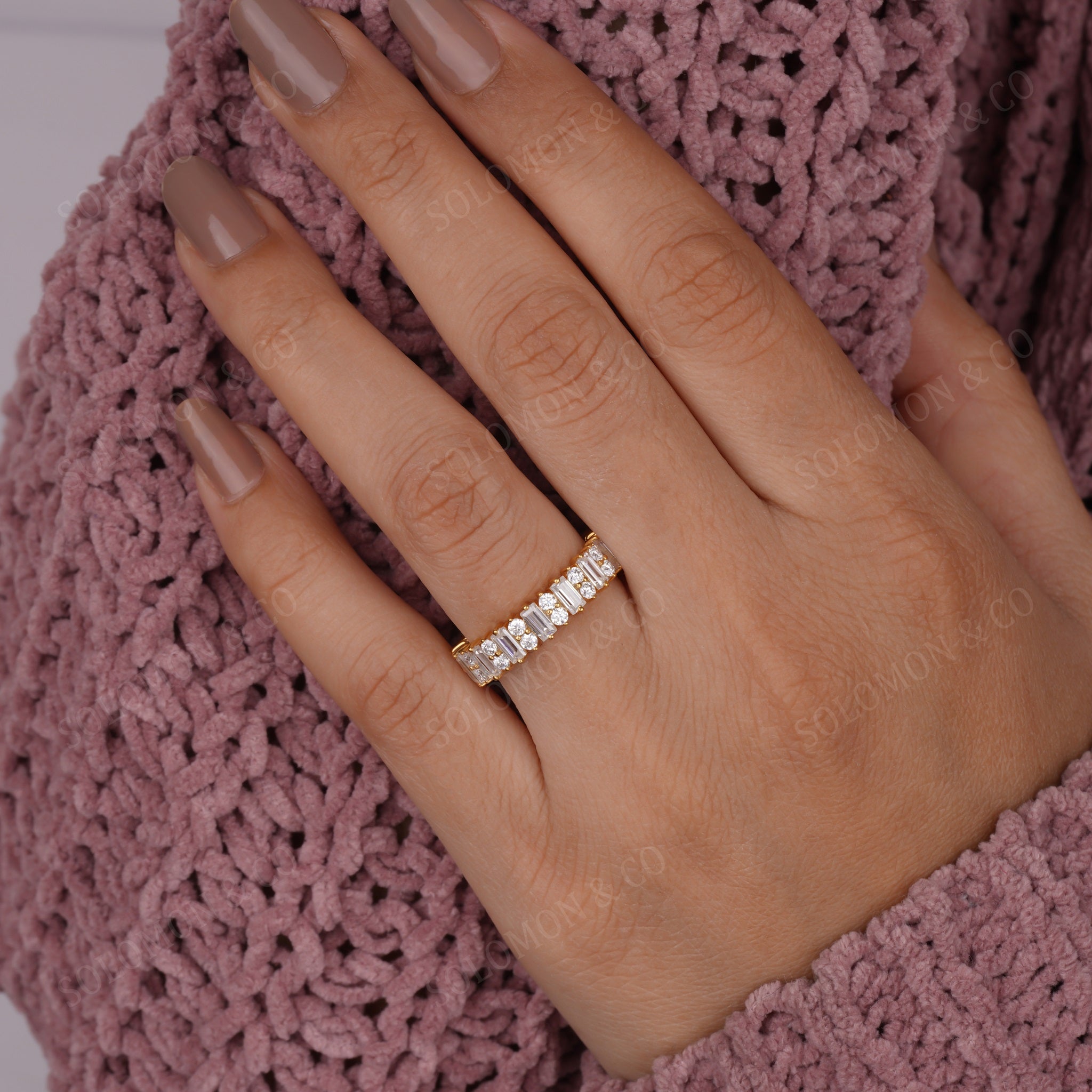 Vintage Full Eternity Wedding Ring