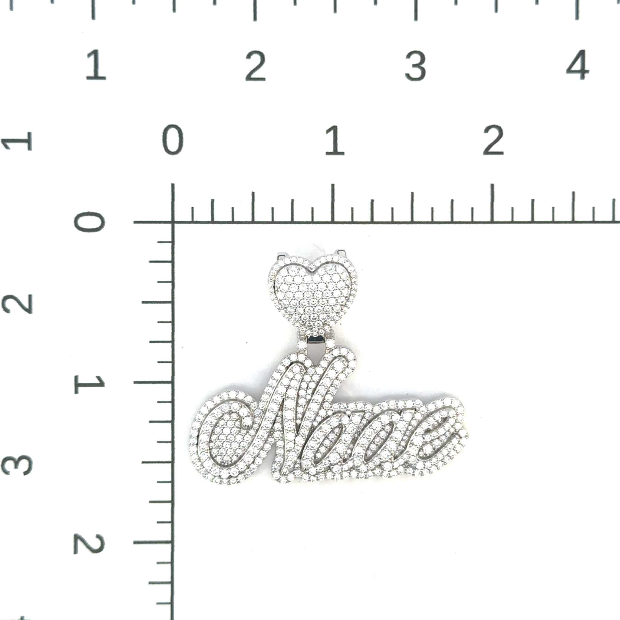 Naae Hip Hop Custom Moissanite 925 Silver Pendant 1.75inch