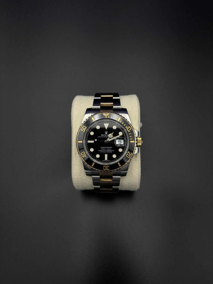 Rolex Submariner Date 40mm 116613LN Two-Tone Black Dial Ceramic 2014 — Pre-Owned