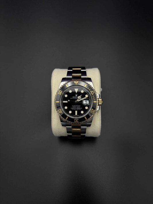 Rolex Submariner Date 40mm 116613LN Two-Tone Black Dial Ceramic 2014 — Pre-Owned