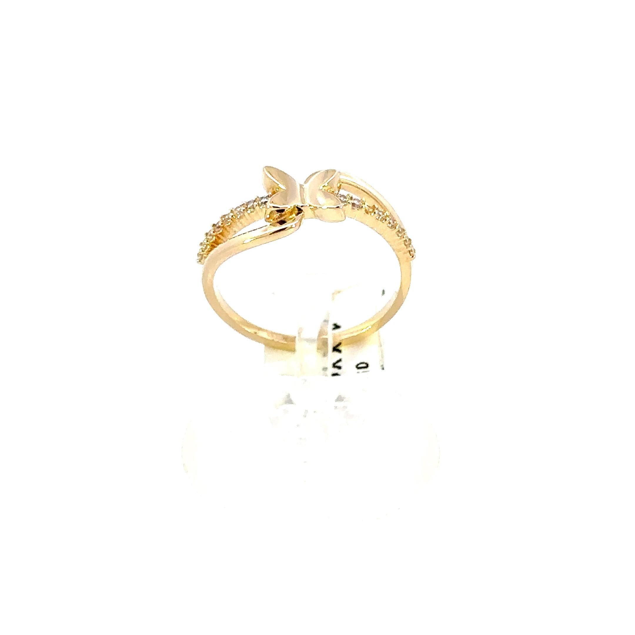 14K GOLD BUTTERFLY RING