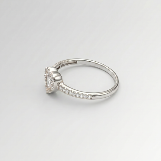 0.22 CTW Diamond Heart Ring – 10K Gold