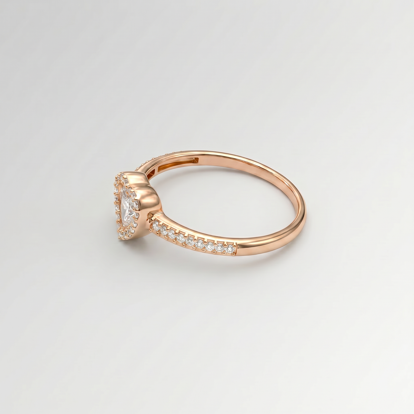 0.22 CTW Diamond Heart Ring – 10K Gold