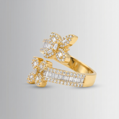 0.67 CTW Diamond Butterfly Ring – 10K Gold