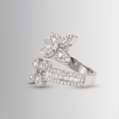 0.67 CTW Diamond Butterfly Ring – 10K Gold