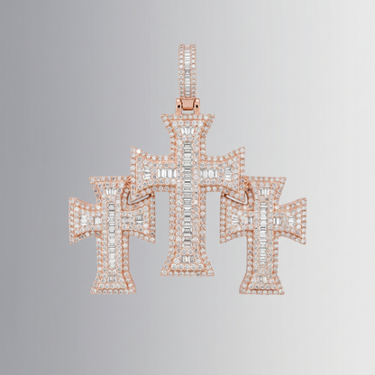2.70 CTW Diamond Pendant – 10K Gold