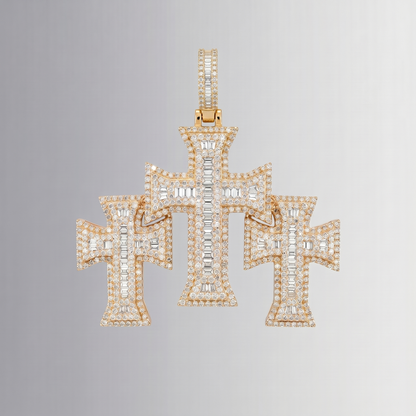 2.70 CTW Diamond Pendant – 10K Gold