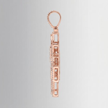 2.70 CTW Diamond Pendant – 10K Gold