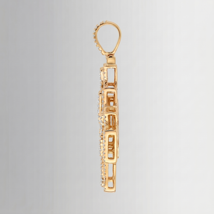 2.70 CTW Diamond Pendant – 10K Gold
