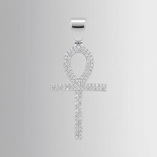 1.08 CTW Diamond Pendant – 10K Gold