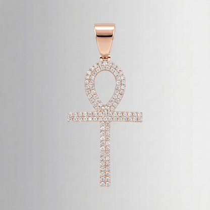 1.08 CTW Diamond Pendant – 10K Gold