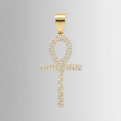 1.08 CTW Diamond Pendant – 10K Gold