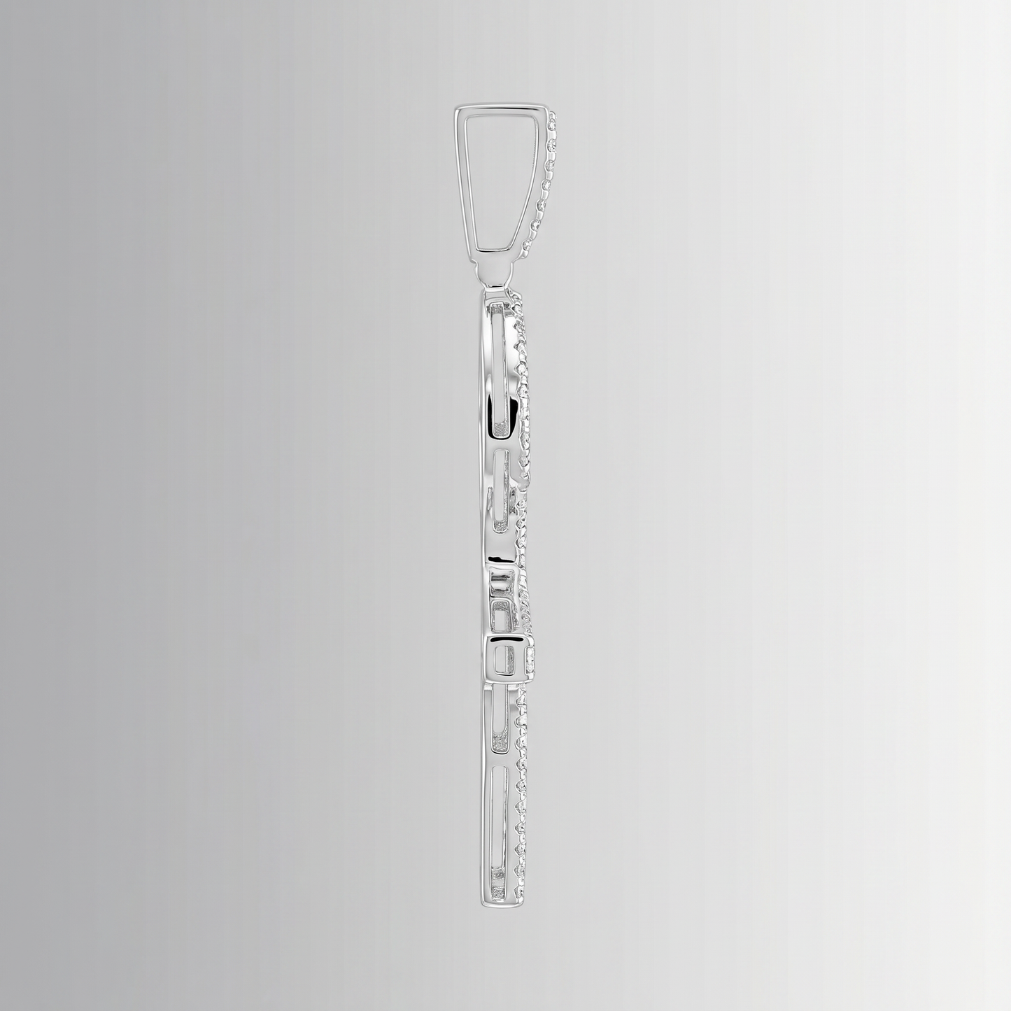 1.08 CTW Diamond Pendant – 10K Gold
