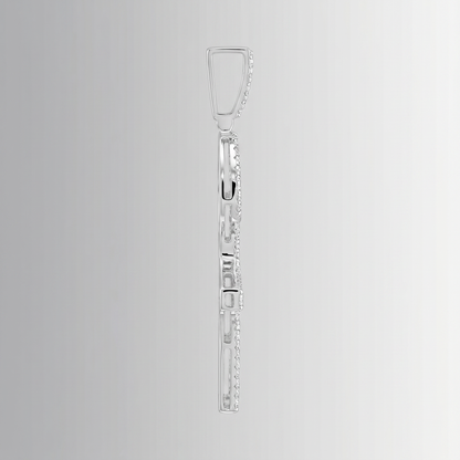 1.08 CTW Diamond Pendant – 10K Gold