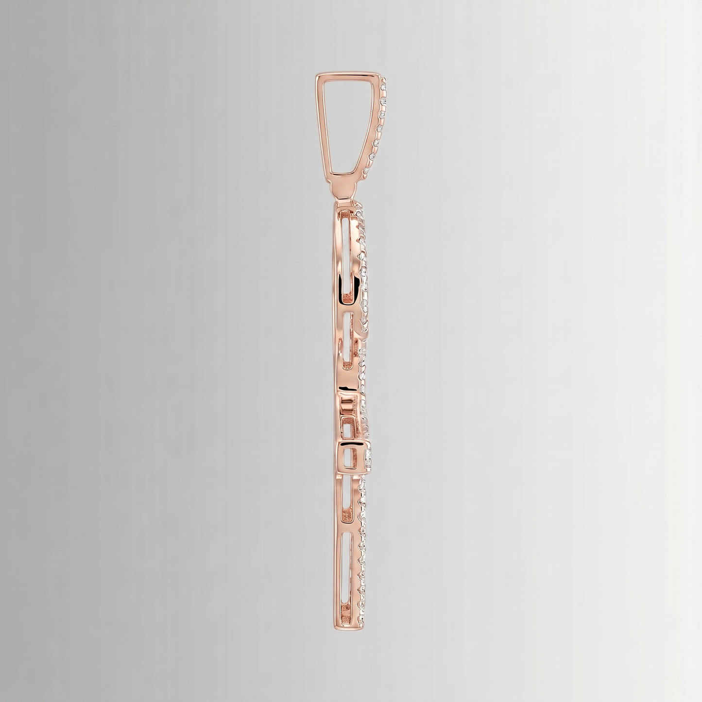 1.08 CTW Diamond Pendant – 10K Gold