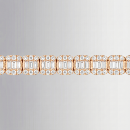 6.50 CTW Diamond Bracelet – 10K Gold