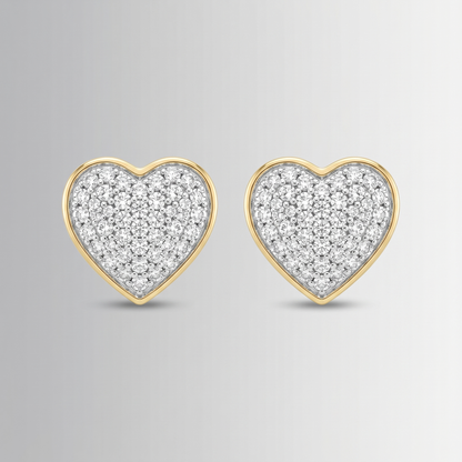 0.10 CTW Natural Diamond Earrings – 10K Gold