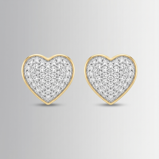 0.10 CTW Natural Diamond Earrings – 10K Gold