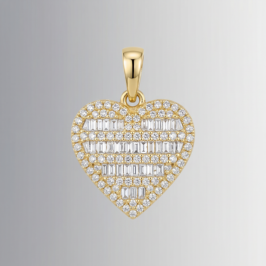 0.57 CTW Diamond Pendant – 10K Gold