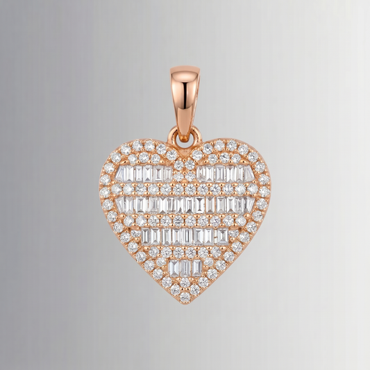 0.57 CTW Diamond Pendant – 10K Gold