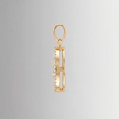 0.57 CTW Diamond Pendant – 10K Gold
