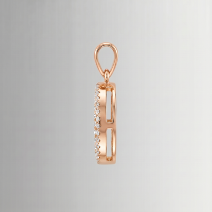 0.57 CTW Diamond Pendant – 10K Gold