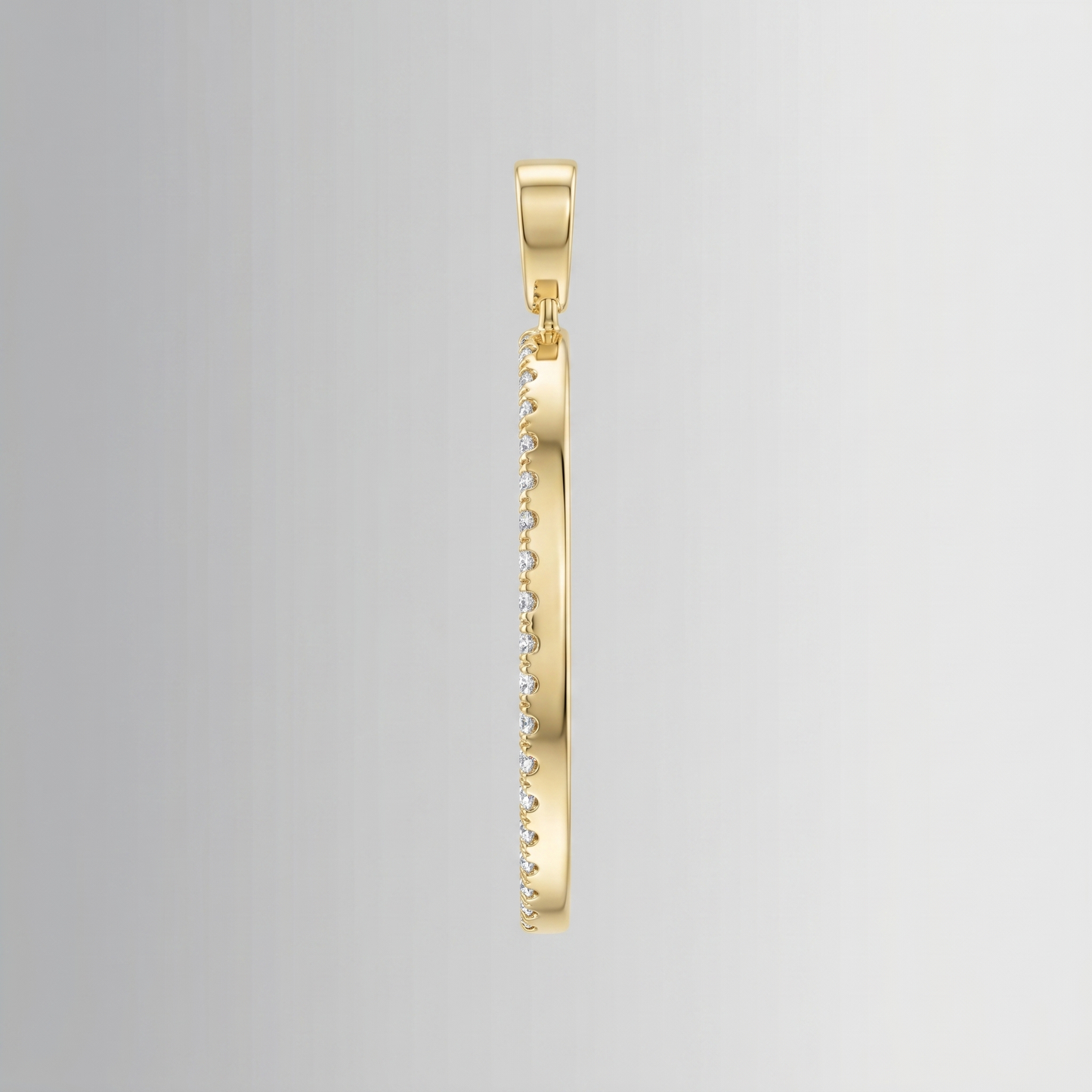0.53 CTW Natural Diamond Allah Pendant– 10K Gold