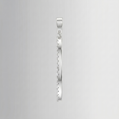0.53 CTW Natural Diamond Allah Pendant– 10K Gold