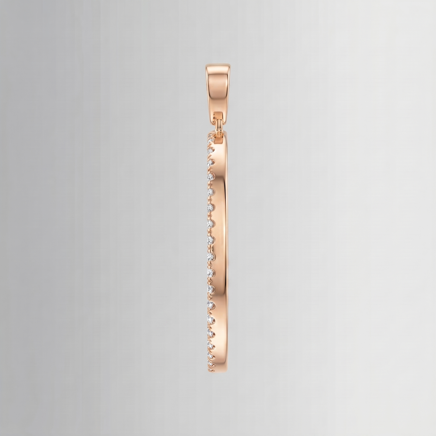0.53 CTW Natural Diamond Allah Pendant– 10K Gold
