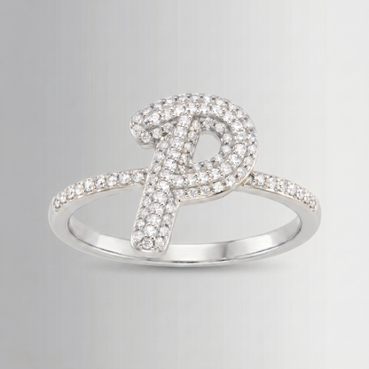 0.31 CTW Diamond Initial Ring – 10K Gold