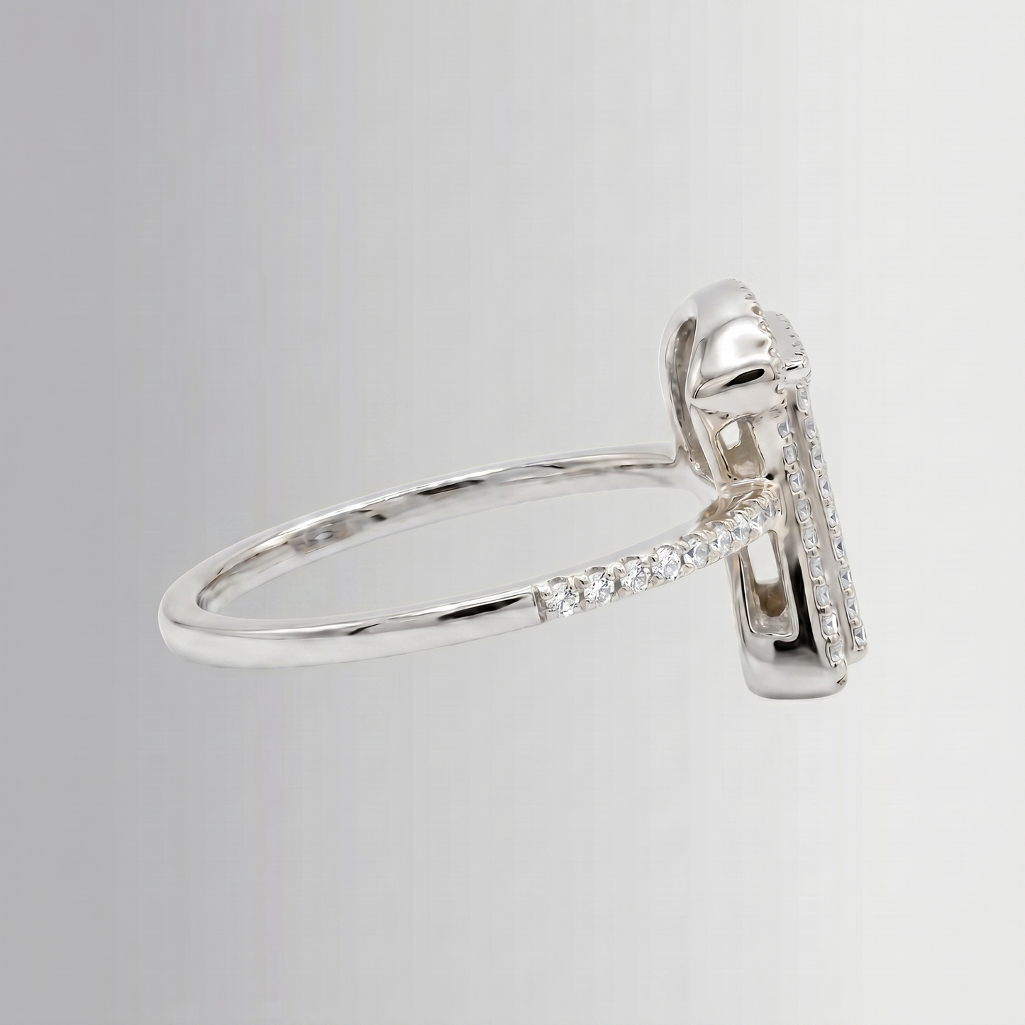 0.31 CTW Diamond Initial Ring – 10K Gold