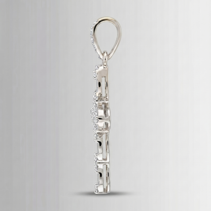 0.82 CTW Diamond Pendant – 10K Gold