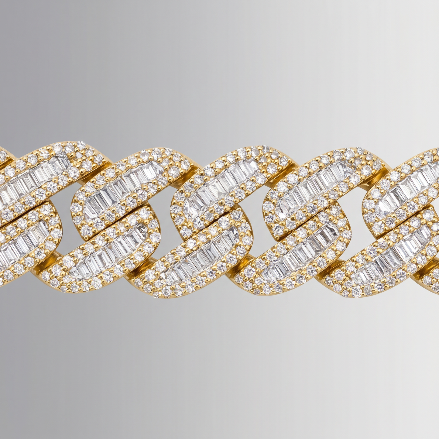 7.20 CTW Diamond Cuban Link Bracelet – 10K Gold