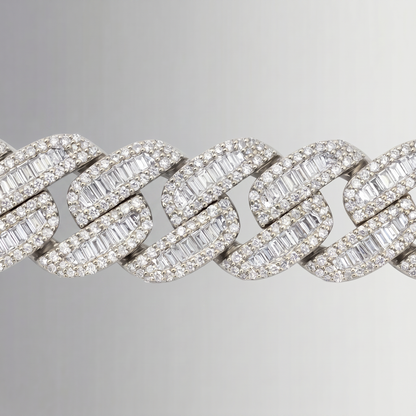 7.20 CTW Diamond Cuban Link Bracelet – 10K Gold