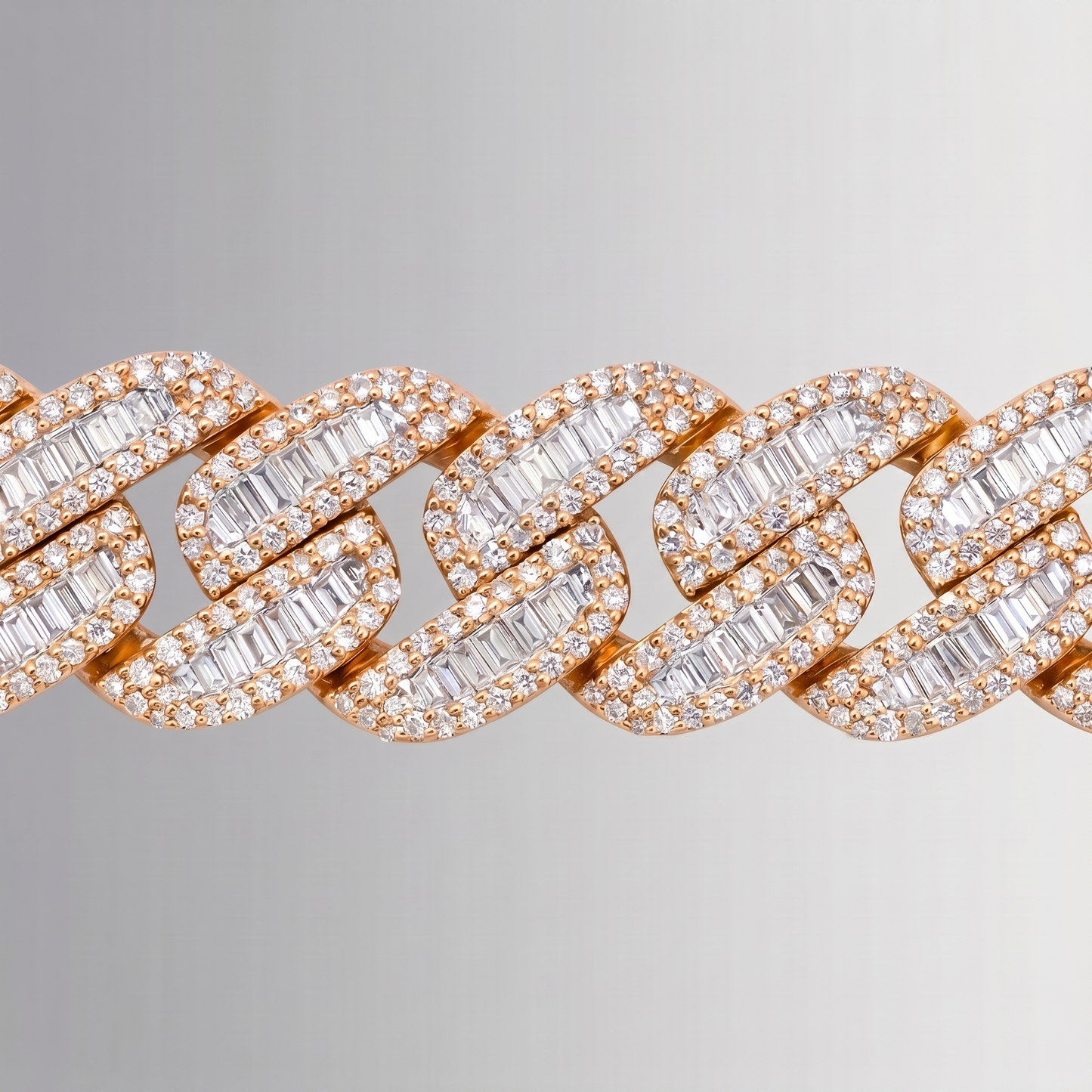 7.20 CTW Diamond Cuban Link Bracelet – 10K Gold