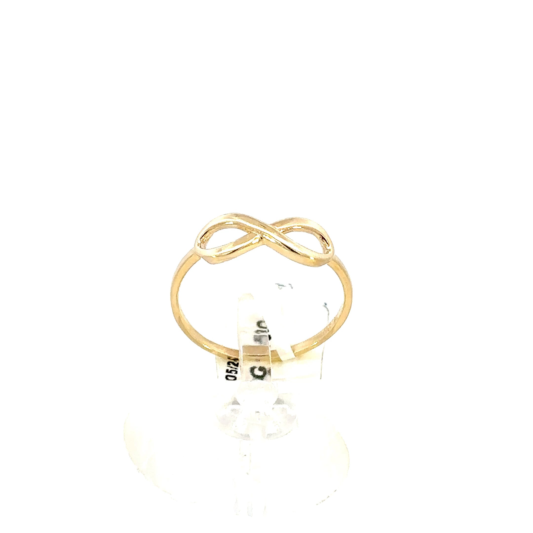 14K GOLD INFINITY RING