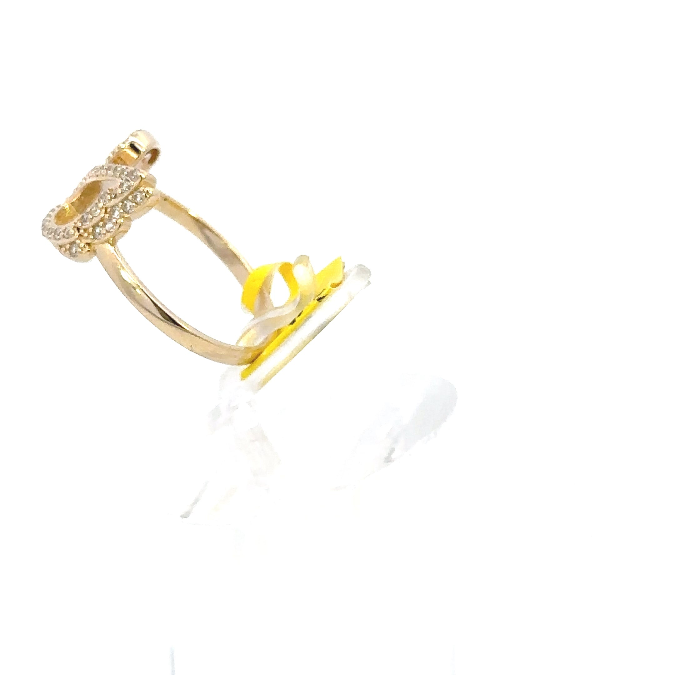 14K GOLD SWAN RING